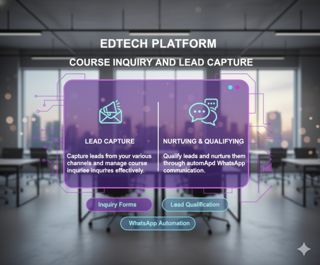 Course Inquiry and Lead Capture